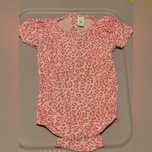 Kate Quinn Pink Leopard Print Bodysuit